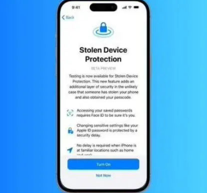海口苹果授权维修店分享被盗设备保护功能开启方法 