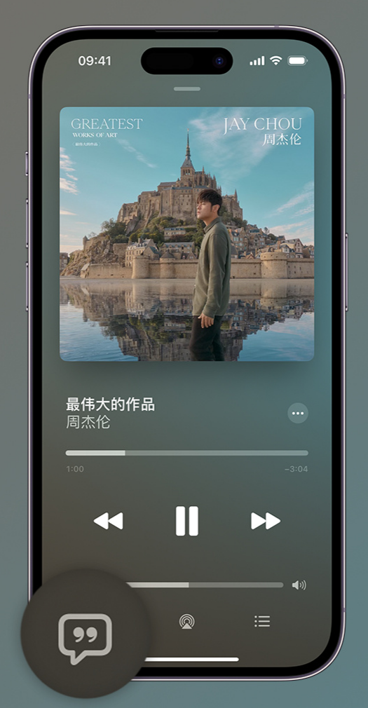 海口iphone维修分享如何在iPhone上使用Apple Music全新唱歌功能 