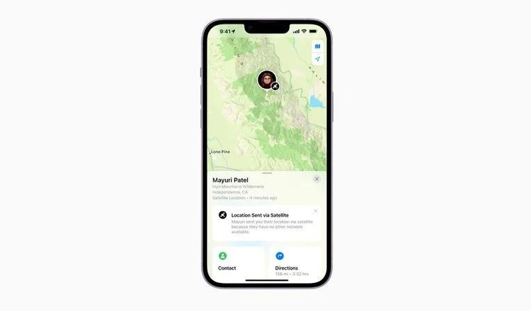 海口苹果14维修分享iPhone14系列中 FindMy功能通过卫星分享位置方法教程 