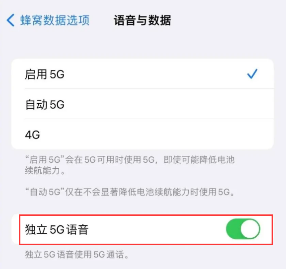 海口苹果14维修分享iPhone 14 Pro如何开启VoNR 