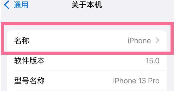 海口苹果13维修分享iPhone 13热点名字设置教程 